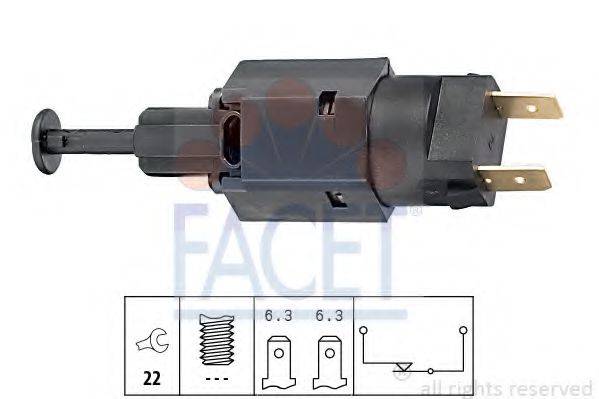 FACET 71050 Выключатель фонаря сигнала торможения