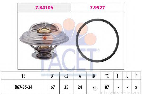 FACET 78410 Термостат, що охолоджує рідину