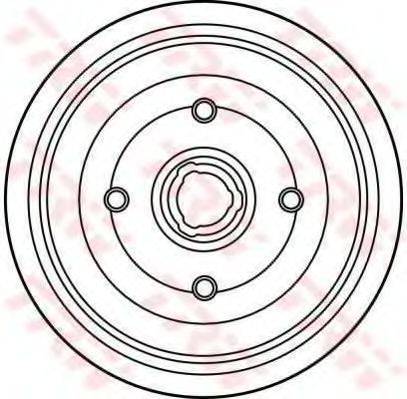 TRW DB4161 Тормозной барабан
