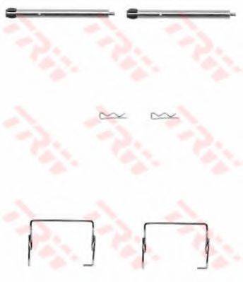 TRW PFK371 Комплектуючі, колодки дискового гальма