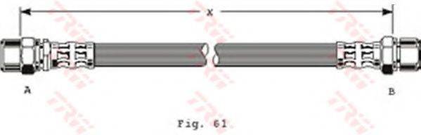 TRW PHA228 Тормозной шланг