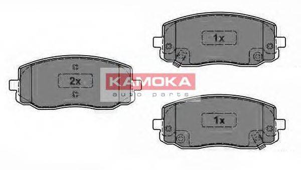 KAMOKA JQ1013772 Комплект гальмівних колодок, дискове гальмо