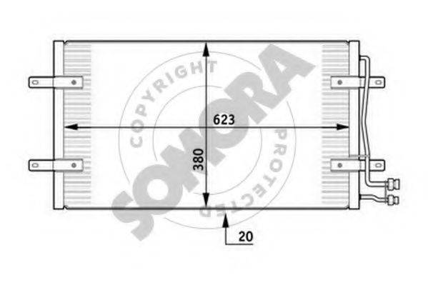 Конденсатор, кондиціонер SOMORA 354660