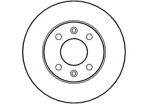 NATIONAL NBD023 гальмівний диск