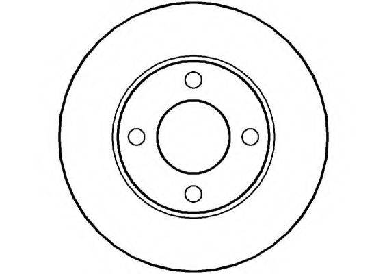 NATIONAL NBD036 гальмівний диск