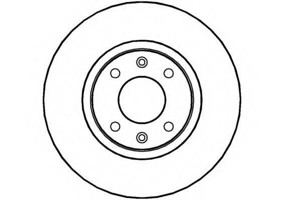 NATIONAL NBD1119 гальмівний диск