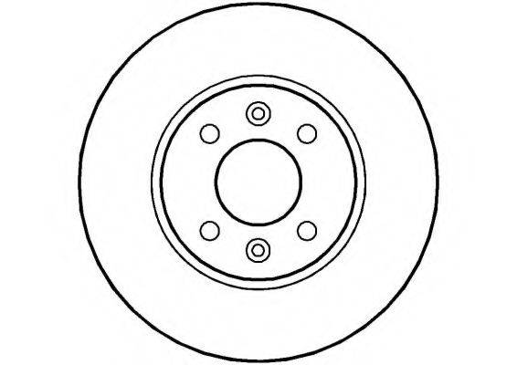 NATIONAL NBD489 гальмівний диск