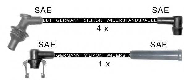 BBT ZK1597 Комплект дротів запалення