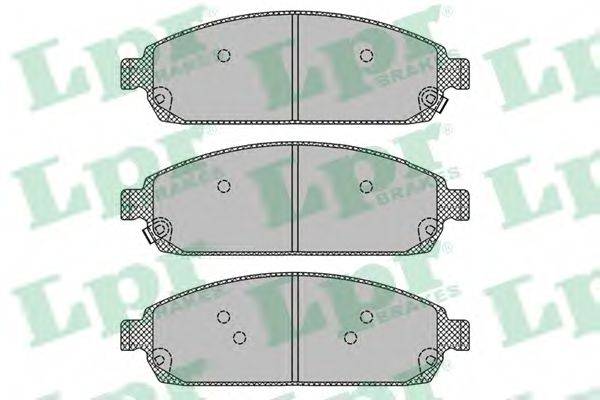 Комплект тормозных колодок, дисковый тормоз LPR 05P1403
