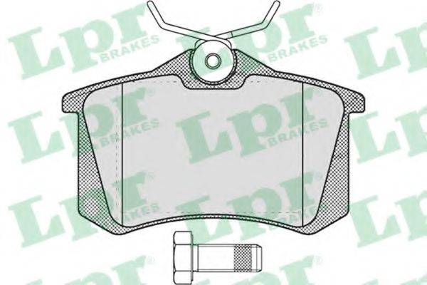 LPR 05P1788 Комплект тормозных колодок, дисковый тормоз