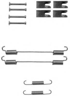 Комплектуючі, гальмівна колодка HELLA 8DZ 355 200-831