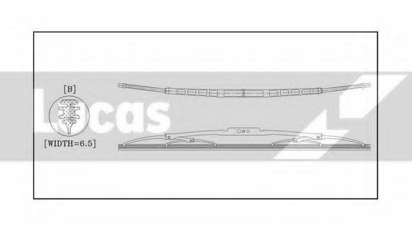 LUCAS ELECTRICAL LLWCB19C Щітка склоочисника