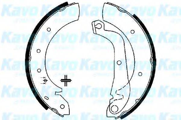 Комплект гальмівних колодок KAVO PARTS BS-7415