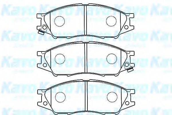 KAVO PARTS BP6597 Комплект гальмівних колодок, дискове гальмо