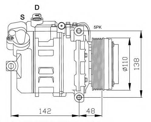 NRF 32128G Компресор, кондиціонер