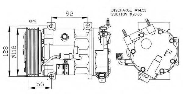 Компресор, кондиціонер NRF 32240G