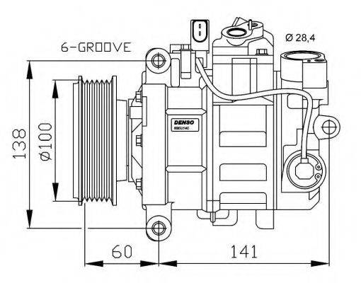 NRF 32263G Компресор, кондиціонер