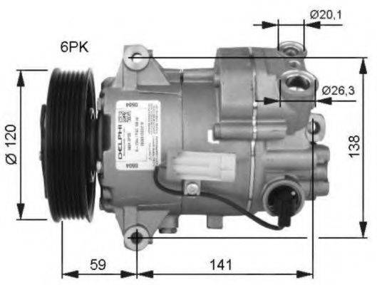 NRF 32487G Компресор, кондиціонер