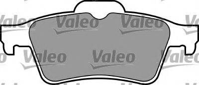 Комплект гальмівних колодок, дискове гальмо VALEO 597354