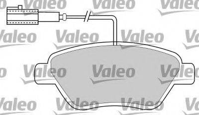 VALEO 597370 Комплект гальмівних колодок, дискове гальмо