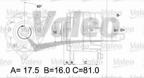 VALEO 436223 Генератор