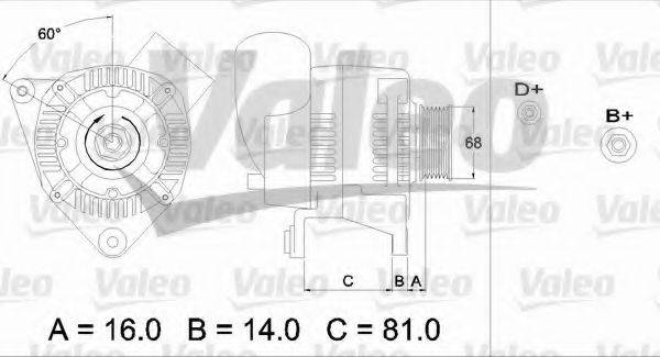 VALEO 436388 Генератор