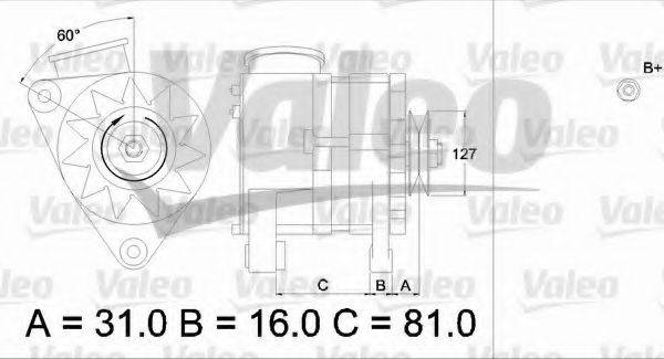 VALEO 436632 Генератор