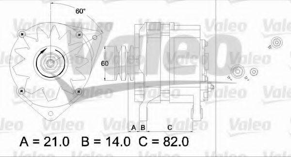 VALEO 436786 Генератор