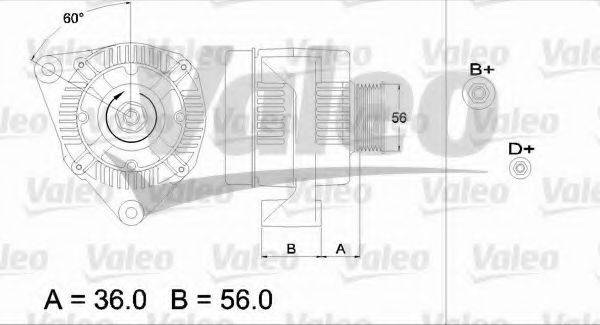 VALEO 437126 Генератор