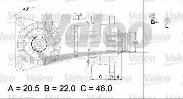 VALEO 437137 Генератор