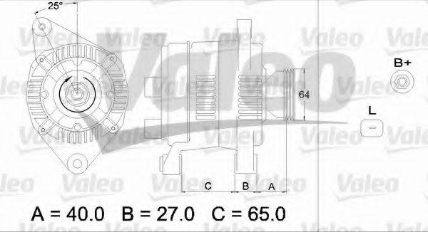 VALEO 437168 Генератор