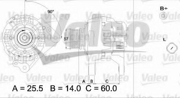 Генератор VALEO 437316