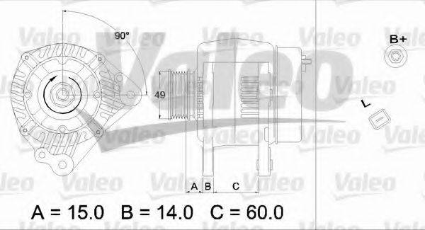 Генератор VALEO 437339