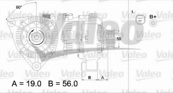 VALEO 437343 Генератор