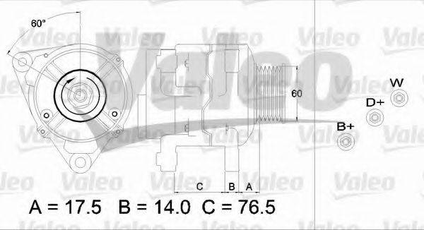 VALEO 437387 Генератор