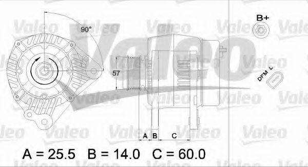 VALEO 437400 Генератор