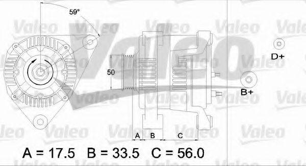 VALEO 437413 Генератор