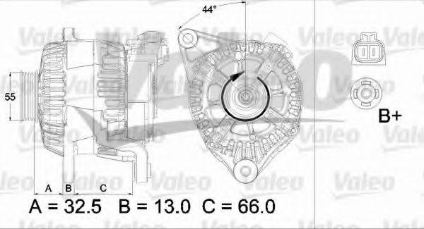 Генератор VALEO 437455