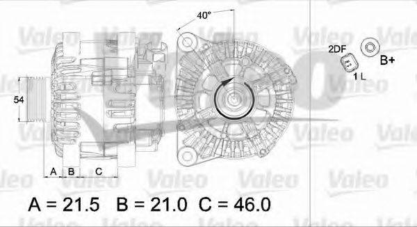 VALEO 437472 Генератор