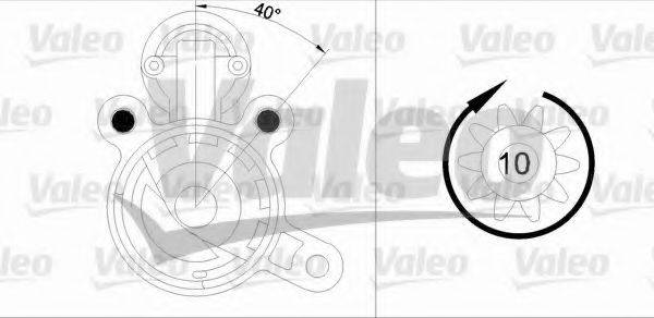 VALEO 455890 Стартер