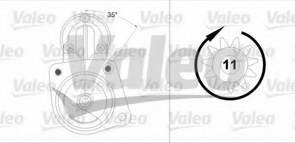 VALEO 458227 Стартер