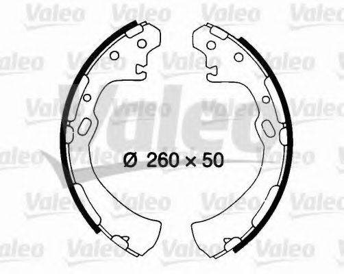 VALEO 562671 Комплект гальмівних колодок