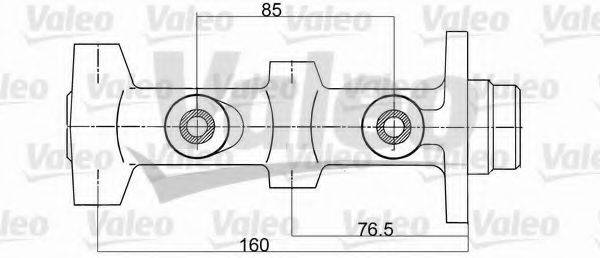 VALEO 350639 Головний гальмівний циліндр