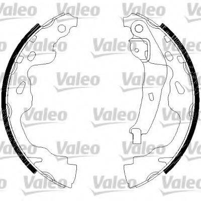 VALEO 554760 Комплект гальмівних колодок