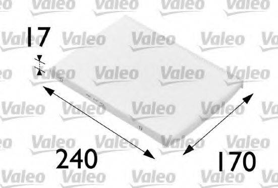 VALEO 698689 Фільтр, повітря у внутрішньому просторі