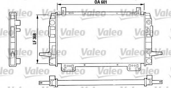 VALEO 730118 Радіатор, охолодження двигуна