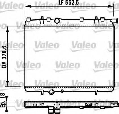 VALEO 732904 Радіатор, охолодження двигуна