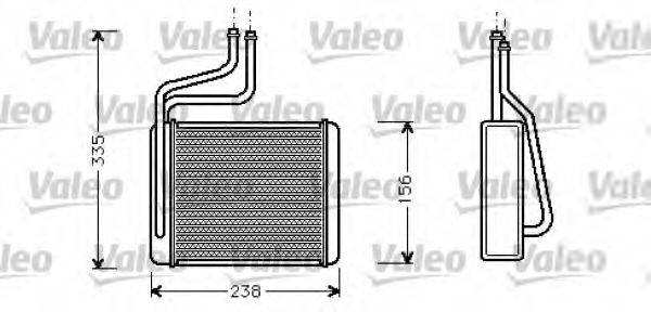 VALEO 812275 Теплообмінник, опалення салону