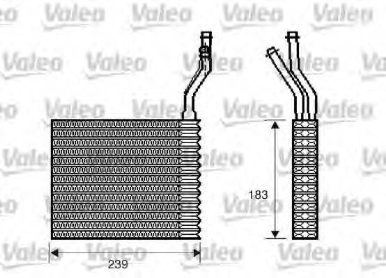 VALEO 812367 Теплообмінник, опалення салону