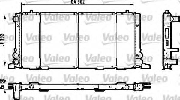 VALEO 819260 Радиатор, охлаждение двигателя